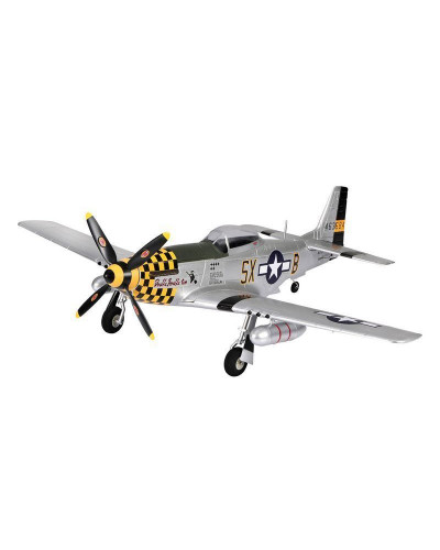Радиоуправляемый самолет Top RC P-51D желтый 750мм 2.4G 4-ch LiPo RTF