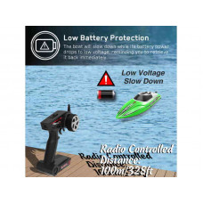 Радиоуправляемый катер Volantex RC Vector XS зеленый 2.4G RTR