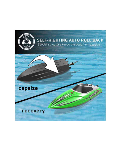 Радиоуправляемый катер Volantex RC Vector XS зеленый 2.4G RTR
