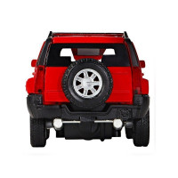 Машина "АВТОПАНОРАМА" Hummer H3, красный, 1/32, свет, звук, инерция, в/к 17,5*13,5*9 см
