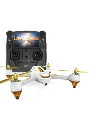 Р/У квадрокоптер Hubsan X4 GPS, FHD+FPV, автовозврат, удержание, следуй за мной,  2.4G (белый)