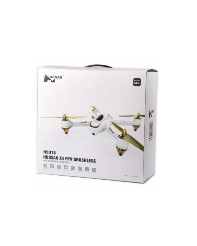 Р/У квадрокоптер Hubsan X4 GPS, FHD+FPV, автовозврат, удержание, следуй за мной,  2.4G (белый)