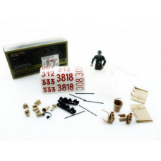 Набор наклеек и аксессуаров для танка Tiger 1 (ранняя версия, пластиковое шасси), неокрашен