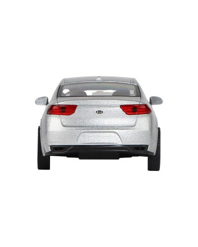 Машина "АВТОПАНОРАМА" KIA K7, серебряный, 1/41, инерция, в/к 17,5*12,5*6,5 см