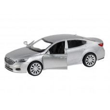 Машина "АВТОПАНОРАМА" KIA K7, серебряный, 1/41, инерция, в/к 17,5*12,5*6,5 см