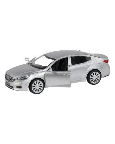 Машина "АВТОПАНОРАМА" KIA K7, серебряный, 1/41, инерция, в/к 17,5*12,5*6,5 см