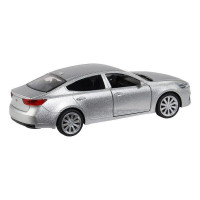 Машина "АВТОПАНОРАМА" KIA K7, серебряный, 1/41, инерция, в/к 17,5*12,5*6,5 см