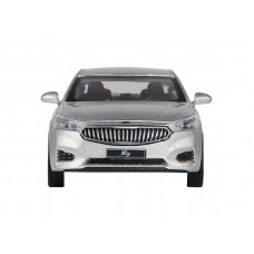 Машина "АВТОПАНОРАМА" KIA K7, серебряный, 1/41, инерция, в/к 17,5*12,5*6,5 см