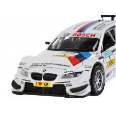 Машина "АВТОПАНОРАМА" BMW M3 DTM, белый, 1/32, свет, звук, инерция, в/к 17,5*13,5*9 см