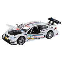 Машина "АВТОПАНОРАМА" BMW M3 DTM, белый, 1/32, свет, звук, инерция, в/к 17,5*13,5*9 см