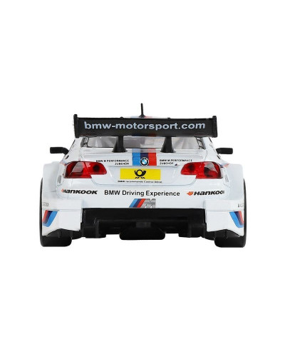 Машина "АВТОПАНОРАМА" BMW M3 DTM, белый, 1/32, свет, звук, инерция, в/к 17,5*13,5*9 см