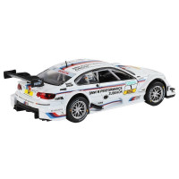 Машина "АВТОПАНОРАМА" BMW M3 DTM, белый, 1/32, свет, звук, инерция, в/к 17,5*13,5*9 см