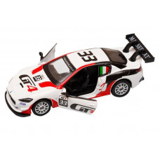 Машина "АВТОПАНОРАМА" Maserati Gran Turismo MC GT4, белый, 1/43, откр. двери, в/к 17,5*12,5*6,5 см