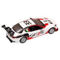 Машина "АВТОПАНОРАМА" Maserati Gran Turismo MC GT4, белый, 1/43, откр. двери, в/к 17,5*12,5*6,5 см