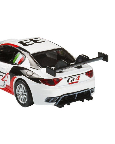 Машина "АВТОПАНОРАМА" Maserati Gran Turismo MC GT4, белый, 1/43, откр. двери, в/к 17,5*12,5*6,5 см