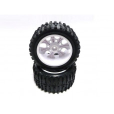 Колеса в сборе с белыми дисками (08044W+08009N) 2шт.