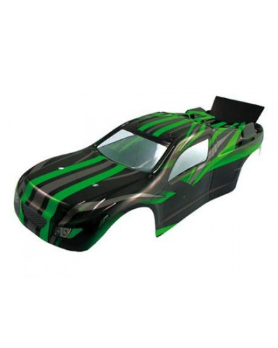 Кузов трагги зеленого цвета для автомоделей Himoto E10XT, E10XTL