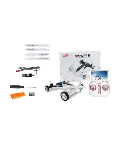 Р/У квадрокоптер Syma X19W Летающая машина с FPV трансляцией Wi-Fi 6-AXIS 2.4G RTF