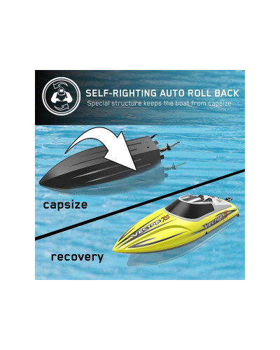 Радиоуправляемый катер Volantex RC Vector XS желтый 2.4G RTR