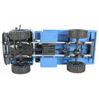 Радиоуправляемая машина MN MODEL ГАЗ-66 грузовая (синяя) 4WD 2.4G 1/16 RTR