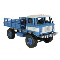 Радиоуправляемая машина MN MODEL ГАЗ-66 грузовая (синяя) 4WD 2.4G 1/16 RTR