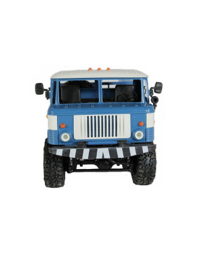 Радиоуправляемая машина MN MODEL ГАЗ-66 грузовая (синяя) 4WD 2.4G 1/16 RTR