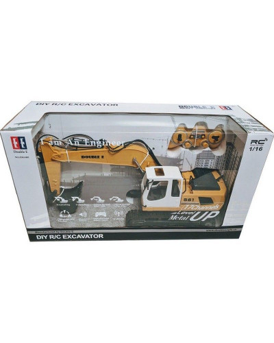 Радиоуправляемый экскаватор Double Eagle 1:16, ковш
