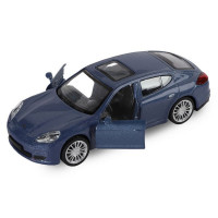 Машина "АВТОПАНОРАМА" Porsche Panamera S, синий, 1/43, инерция, в/к 17,5*12,5*6,5 см