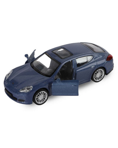 Машина "АВТОПАНОРАМА" Porsche Panamera S, синий, 1/43, инерция, в/к 17,5*12,5*6,5 см