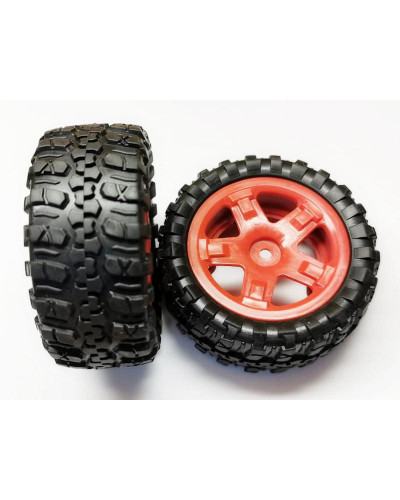 Колеса в сборе для шорт-корса и багги Remo Hobby 1/16, тюнинг