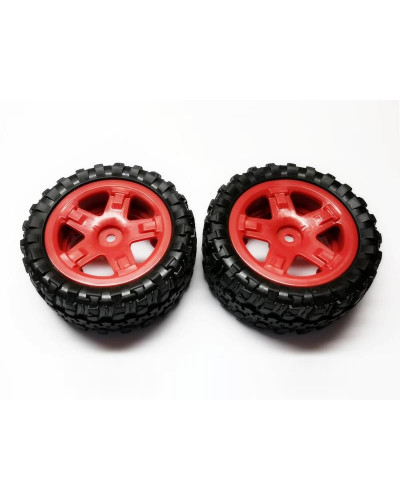 Колеса в сборе для шорт-корса и багги Remo Hobby 1/16, тюнинг