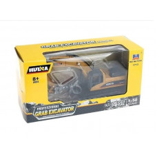 Металлический экскаватор с грейфером HUI NA TOYS 1/50