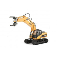Металлический экскаватор с грейфером HUI NA TOYS 1/50