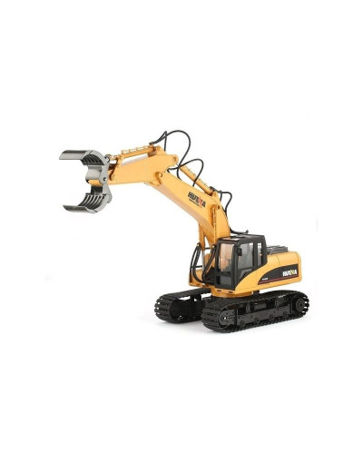 Металлический экскаватор с грейфером HUI NA TOYS 1/50