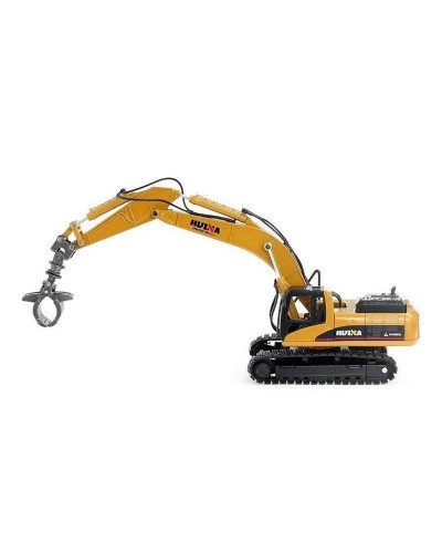 Металлический экскаватор с грейфером HUI NA TOYS 1/50