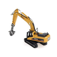 Металлический экскаватор с грейфером HUI NA TOYS 1/50