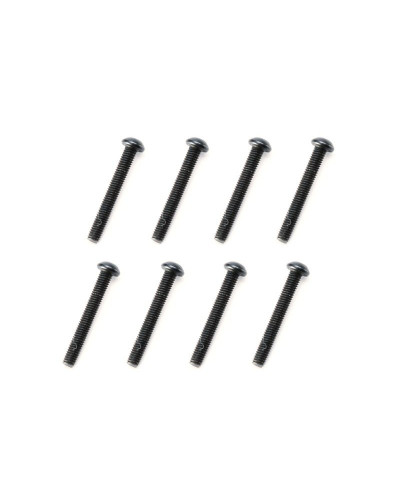Винт с головкой под шестигранник, полукруглый М3х18мм, 8 шт.