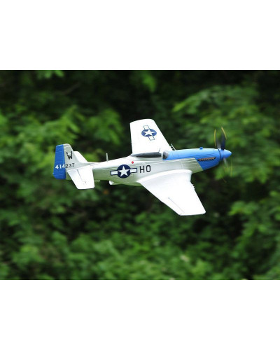 Радиоуправляемый самолет Top RC P-51D Pro синий 750мм flight controller PNP