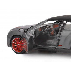 Машина "АВТОПАНОРАМА" Bentley Continental Supersports ISR, серый мет, 1/24, в/к 24,5*12,5*10,5 см