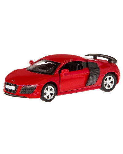 Машина "АВТОПАНОРАМА" Audi R8 GT, красный, 1/43, инерция, откр. двери, в/к 17,5*12,5*6,5 см