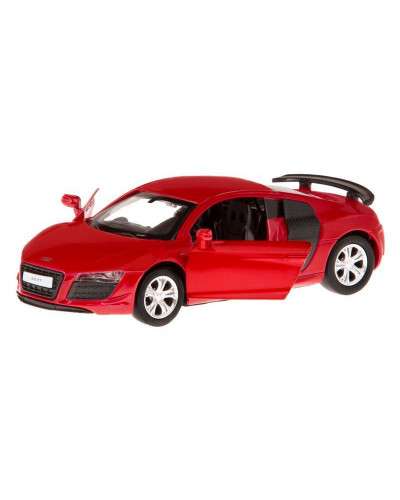 Машина "АВТОПАНОРАМА" Audi R8 GT, красный, 1/43, инерция, откр. двери, в/к 17,5*12,5*6,5 см