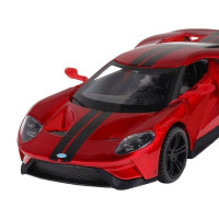 Машина "АВТОПАНОРАМА" Ford GT, красный, 1/32, свет, звук, инерция, в/к 17,5*12,5*6,5 см