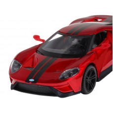 Машина "АВТОПАНОРАМА" Ford GT, красный, 1/32, свет, звук, инерция, в/к 17,5*12,5*6,5 см