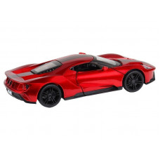 Машина "АВТОПАНОРАМА" Ford GT, красный, 1/32, свет, звук, инерция, в/к 17,5*12,5*6,5 см