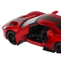 Машина "АВТОПАНОРАМА" Ford GT, красный, 1/32, свет, звук, инерция, в/к 17,5*12,5*6,5 см
