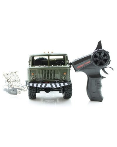 Р/У машина WPL ГАЗ-66 грузовая (зеленая) 1/16+акб 2.4G RTR