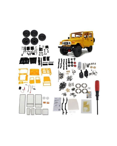 Радиоуправляемая машина WPL японский внедорожник FJ40 (желтая) 4WD 2.4G 1/16 KIT