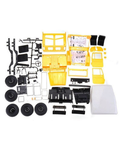 Радиоуправляемая машина WPL японский внедорожник FJ40 (желтая) 4WD 2.4G 1/16 KIT