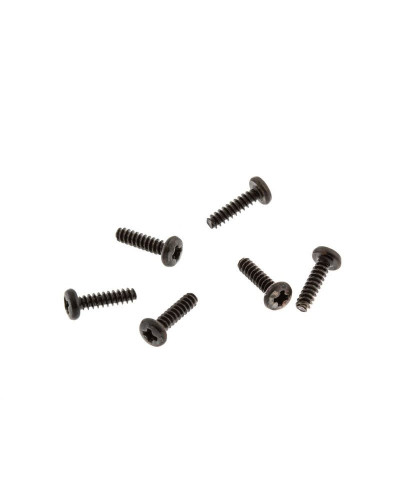 Винты с полукруглой головкой M2х8 под крестовую отвертку, 8шт.