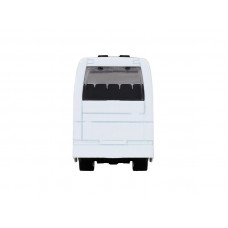 Автобус "Автопанорама", белый, 1/90, свет, звук, инерция, в/к 22*13,5*5,8 см